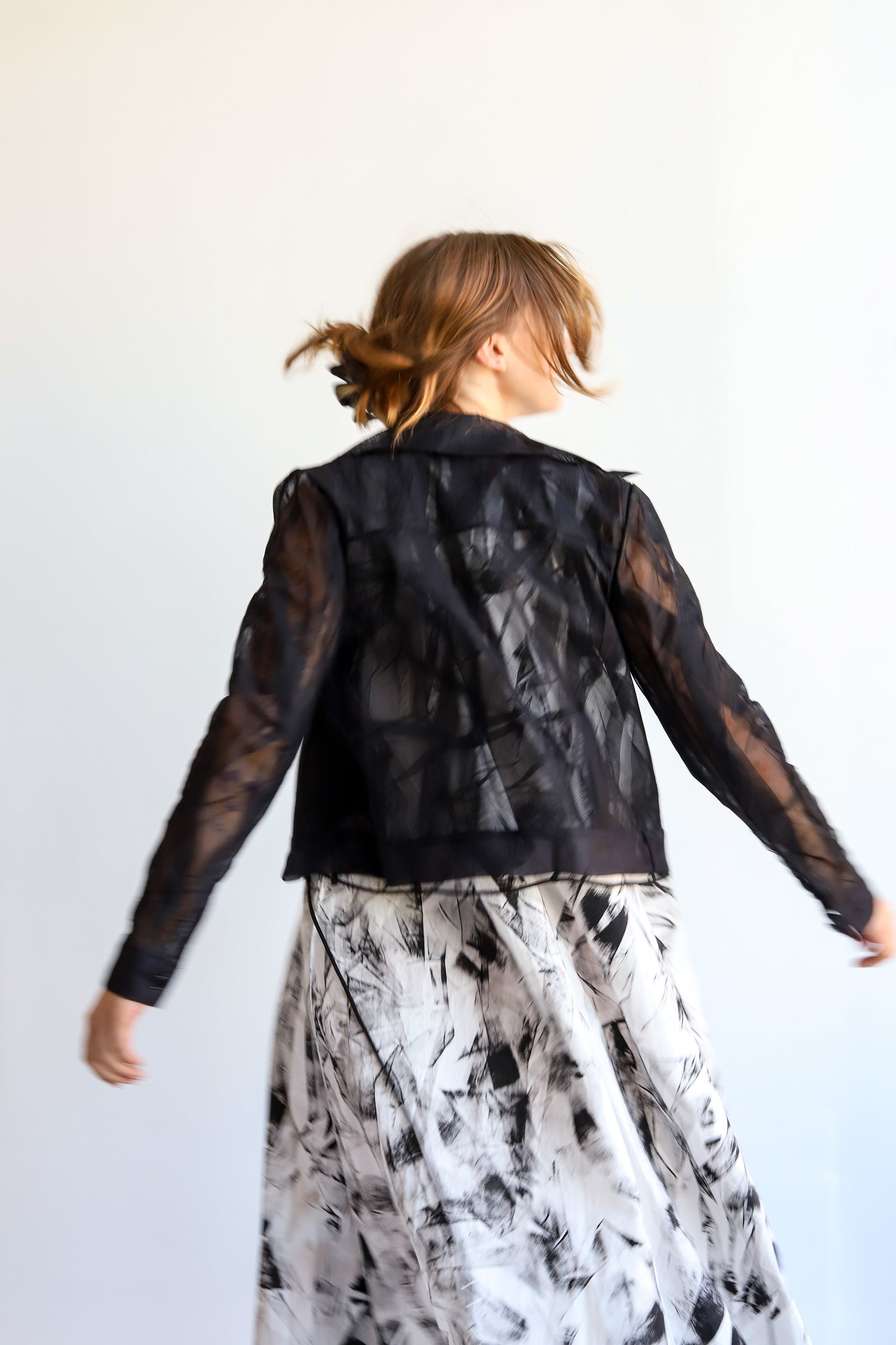 H.D. Jacket in Fused Tulle